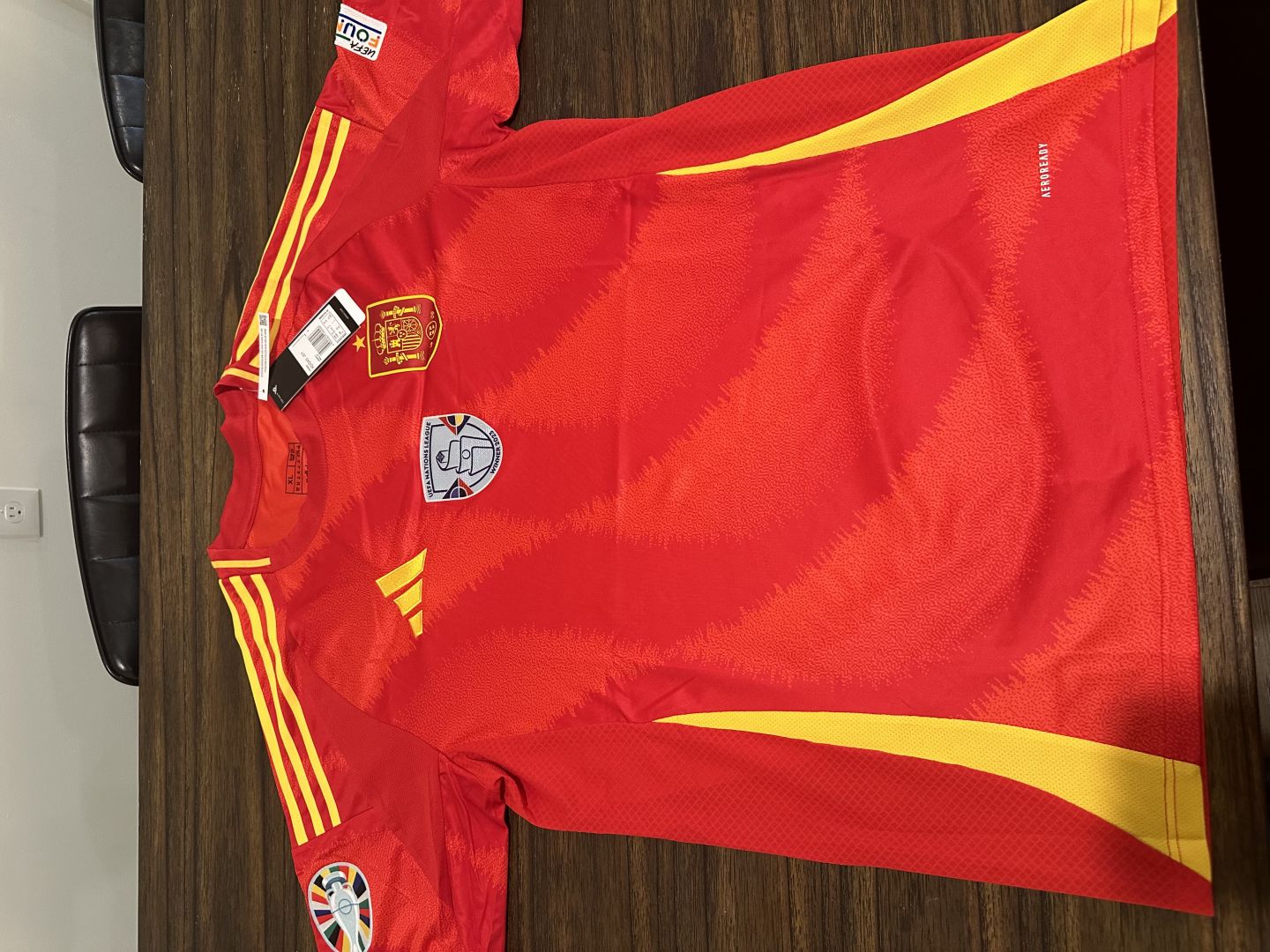 Spain Home Soccer Jersey Euro 2024 photo review